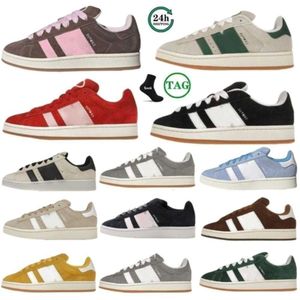 shoes Luxury Campus 00s Suede Casual shoes grey Black Dark Green Cloud Wonder WhiteValentines Day Semi Lucid Blue Ambient Sky mens womens casual trainers