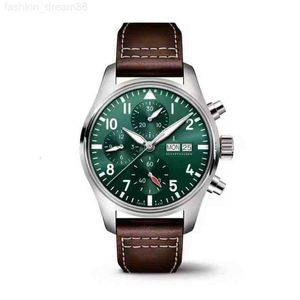 IWC Pilot Watch Designer Luxury Mechanical Men Watches High Quality Full Leisure Dial 6-Pin Complex Function Timing