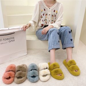 2024 2024 2024 Kvinnor utomhus tofflor Kvinnor Designer Sandaler Slides Gai Navy Indoor Slide Fashion Slipper Storlek 35-42