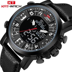 Часы Katwatch мужские светодиодные цифровые часы армейские военные часы Relogio Masculino водонепроницаемые часы светящиеся мужские часы Бесплатная доставка