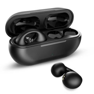 Kulaklık Ses Kulakss Kulaklık Küpe AMTW01 Kablosuz Bluetooth Kulaklıklar Earhooks Spor Kulaklıkları Şarj Kılıfı