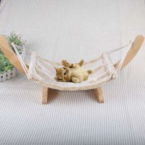 Mats NEW Soft Flock cat chair tree Hammock bed window cat cage hammock washable Cat Kitty wooden Bed mat Dogs litter hanging House