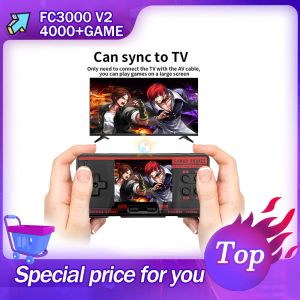 Players FC3000 V2 4000+ Games Support 10 Formats IPS Screen Portable Classic Retro Handheld Game Console