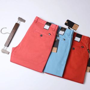 Pantaloni colorati maschi magri da uomo 2022 Nuova primavera estate coreana cotone in cotone denim slim fit pantaloni maschio marchio