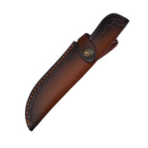 2Pcs New S2262 Two-layer general-purpose cowhide leather, Leather Knife Sheath, Straight Knife Holster Knife Blade Cover Belt Knife Case for Hunting