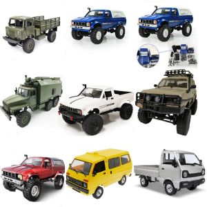 Автомобили WPL Автомобили RC Автомобиль 4WD Радиоуправление Внедорожник RTR KIT Rock Crawler Электрический багги Движущаяся машина C54 B24 B16 C24 B36 Сборка