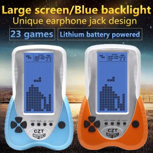 Players New Brick Game Console big Screen Nostalgic Puzzle Builtin 23 Games Adjustable Speed/Difficulty Powered by 3 AAA Batteries