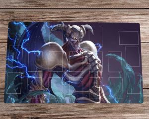 PADS YUGIOH PLAYMAT 소환 두개골 CCG TCG TCG PLAYMAT 트레이딩 카드 게임 매트 보드 게임 매트 무료 가방 데스크 매트 데스크 패드 60x35cm