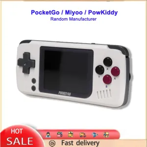 Jogadores PocketGo V2 Game Console Miyoo / PowKiddy Counterparts Tela de 2,4 polegadas 32GB Multi Simulator NES / GBC / SNES / SMD PS1 Jogos