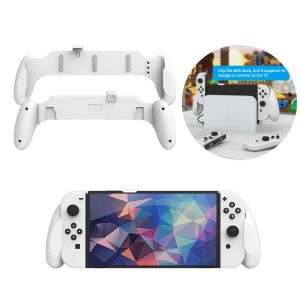 Fall för Nintendo Switch OLED Fall Handle Bracket Handgrepp skyddande omslag Handhållen Case Game Console Stand Support Accessories