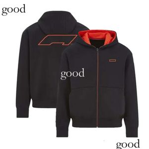 2023 f1 zip up 까마귀 재킷 포뮬러 1 로고 남자 후드 재킷 따뜻한 바람 방전 스웨트 스프링 가을 패션 남자 윈드 브레이커 재킷 359