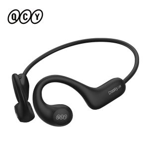 Kulaklıklar Qcy T22 Çapraz Bağlantı Kablosuz Kulaklık Bluetooth 5.3 Açık Kulak Sporları Kulaklıklar Su Geçirmez Kulak Kanca Kulaklık Bisiklet