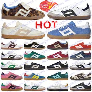 Originals Handball Spezialjean Casual Shoes For Men Women Designer Core Black Navy Gum Chalk White Blue Platform Sneakers Storlek 36-45