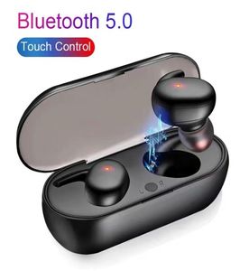 Y30 TWSワイヤレスBlutooth 50イヤホンノイズキャンセルヘッドセットHIFI 3Dステレオサウンド音楽Android IOS3646374用イヤホン