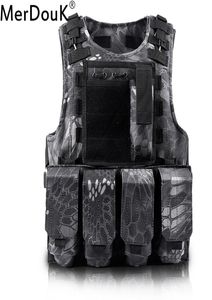 Lossa Airsoft Tactical Vest Molle Vest Protection Plates Colete USMC Soldier Combat Vest Army Military Camouflage Carrier S1919546388