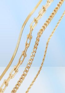 Moda de moda em camadas de boho Ushaped Rope de penhor de aranha e colar de cadeia de arbustos Conjunto de jóias Direct S Chains332M9781456