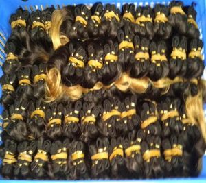 Selling Ombre Brazilian human hair Extension 24pcslot Bundles Weaves Whole New DHgate1095146