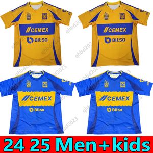 24/25 S-4xl Liga MX Tigres Uanl Jerseys de futebol gignac 2024 2025 F.Thauvin Fernandez Nico pizarro c.salcedo vargas 7 estrelas camisas de futebol masculino