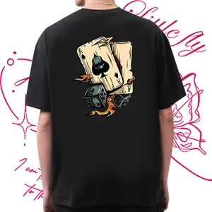 2024マンのためのDIY TシャツカスタムアニメメンズTシャツヒップホップ通気性半袖ブランドTシャツ