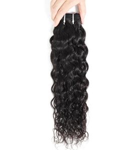 Brazilian Water Wave Bundles 828 Inch Human 1 Pieces Remy Hair Weave Bundle Deals Natural Color7959545