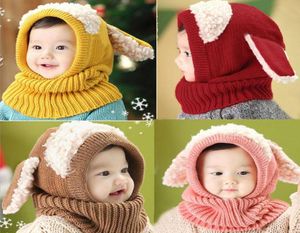 Mädchen Kinder stricken Winter warme Hüte Welpe Beanie Caps0128038439