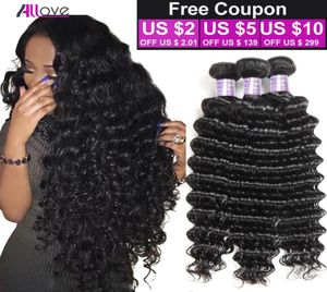 8a Malaysian Deep Wave Virgin Hair 3 Bunds Malaysian Deep Curly Virgin Hair Bunds Allove Products Brasilian Deep Wave Hair Bun6859247