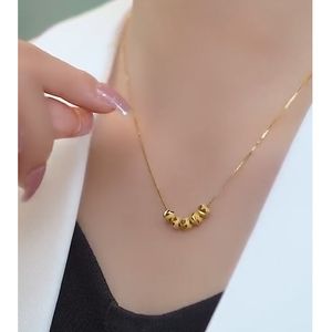 Designer Gold and 925 Srebrna moda Naszyjniki Diftowe Kobieta Naszyjnik biżuterii 18K Clavicle Choker z eleganckim pudełkiem Ins 255 XL