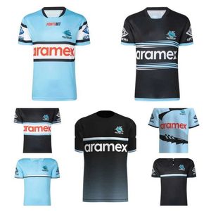 Fani TOPS TEE 2023 Cronulla Sharks Anzac / Home / Away / Heritage / Rdzenne / Singlet Rugby Jersey - Rozmiar męski S -5xl T240601