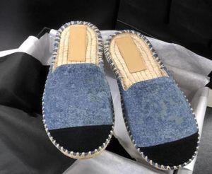 Women Designer Leather Espadrille Sandal Luxury Slipper Flat Platform Shoes With The Double Metal Beach3202863