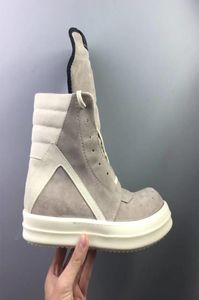 High Top Handmade Geobasket Genuine Leather TPU Sneaker Boots Rock Street Hip Hop Causal Booties6030099