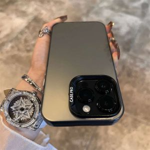 Advanced Matte Gray Apple 14Promax Phone Case ، جديد مناسب لـ iPhone 13Pro ، بسيط وشامل