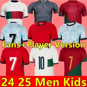 2425 Säsong Europeiska cupen National Team Children's Football Uniform Suit Men's Game Jersey Brazil Portugal Italy
