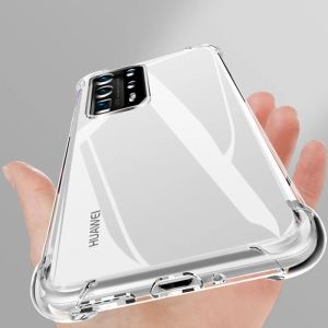 Deckt einen schocksicheren transparenten Koffer für Huawei P30 P30 P20 P20 P50 Pro Lite Honor 50 60 Pro Mate 10 20 30 Lite P Smart 2019 Telefon -Hülle -Cover