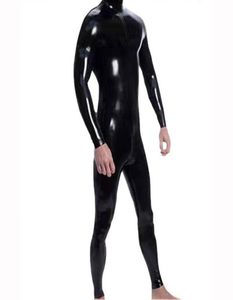 Men039S Body Shapers 4PCSSet Wetlook PVC Men bodysuit Fitness Clothing Bodybuilding Clother Shaper Full Coat Zentai Tights Cat9097431