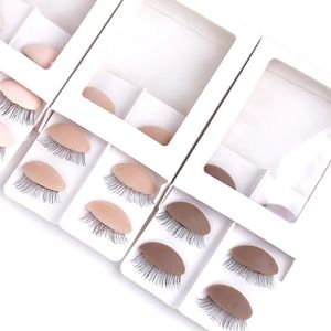 3Pairs Top Quality Avançado Lash Mannequin Hot Selling Strip Tylehash Practice Manequim Treinamento Cheelash Cheelash Ferramentas