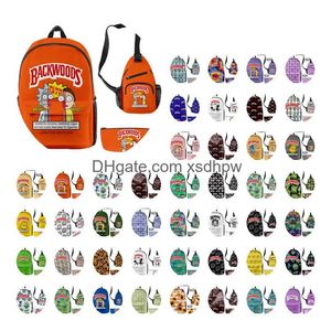 Acessórios para bolsas de câmera de mochilas 3D Backwoods 3PCSSET RED SILT SILT SHOPTOP SHOPER SCHOOED SCHOOET PRIMA