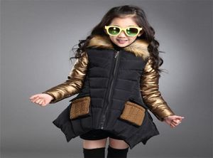 LZH 2020 Winter Children Coat Girls Jackets Warm Coats For kids Jackets Plus Size Midlength Thick Cotton Coat Children Clothes LJ7935844