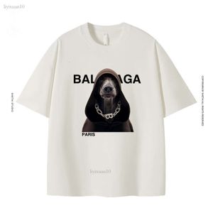 Koszula Balangi Designer T Shirt Xinyi Trading Company Paris Baleencigaa Koszula moda B marka B Doberman krótkie rękawowe koszulka na męską luksusową koszulę 019 019