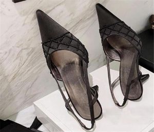 Klasyczne damskie buty sukienki moda dobrej jakości marka skórzana na wysokim obcasie buty but żeńskie sandały sandały panie wygodne CASU1301599