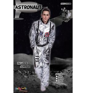 Men Astronaut Cosplay Suits Space Halloween Clothing Women Costumes Party Clothes7294176
