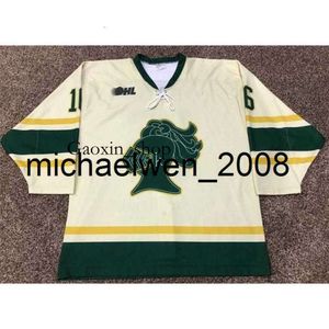 Gaoxin Weng Rare Vintage MAX DOMI London Hockey Jersey Embroidery Stitched Customize any number and name Jerseys