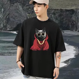 Wholesale T Shirts Men Street wear Hip Hop Breathable Short Sleeve Mens Tshirts Casual New DIY Tee Shirt