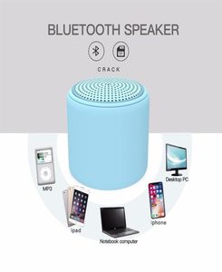 Mini Wireless Portable Bluetooth Speakers Macaron Small Steel Cannon Stereo Sound Speaker For Computer Mobile Phone337q7621943