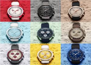 ムーンバイオセラミックプラネットムーンメンズウォッチフル機能Quarz Chronograph Designer Watch Mission to Mercury 42mm Luxury Watch Limited Edition WlistWatches8931120