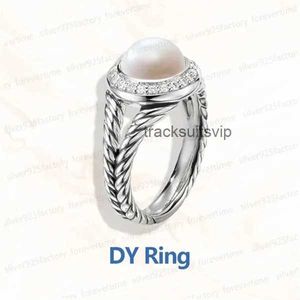 Band Rings 2024 Hot Selling Dy Diamond Wedding Ring for Women 925 Silver Fashion Luxury Designer Plated 18K Gold Jewelry Party Gift for Men Classic Perso nd Ring Hdrn