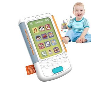 Baby Music Sound Toys Childrens Toys Smartphones Touch Touchs Toys móveis Music Music Bilingual Story Toys Phones Mobile com som e iluminação G2405293I0J