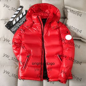 Monclar Jacket Winter New Fashion Moncar Korean Par Down Coat Men's Short Outdoor Thicked Hooded Printed LOGO den senaste 100% Pure Goose Down Jacket 4474