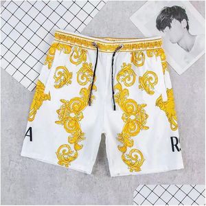 Męskie szorty 2023 Designerowie damskiej Summer Modna odzież Streetwears Szybkie suszenie stroja kąpielowa Printing Pants S-5xl Drop Deli Otu7f