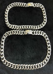 Manersonmen039s hiphop kubansk kedja hänge halsband 45 cm 50 cm älskar halsband1711604
