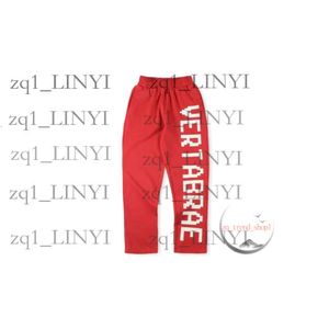 Vertabrae Sweatpants Mens Pants Designer High Street 3D Letter Hip Hop Sports Casual Pants Joggar Sweatpants XS-5XL 410